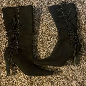 Black boots size 6.5, like new